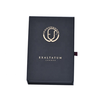 Caja de regalo de embalaje de lujo de caja de cartón rígido duro de impresión personalizada ISO9001