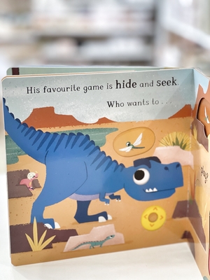Libro de tablero de historia de dinosaurio a todo color de tamaño personalizado para niños