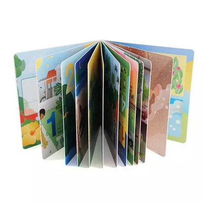 Libro de cartón para niños A3 A4 A5, impresión de tapa dura, libro de cartón