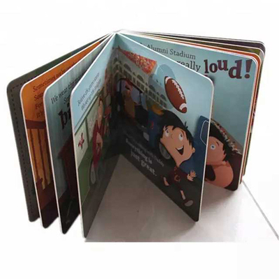 Libro de cartón para niños A3 A4 A5, impresión de tapa dura, libro de cartón