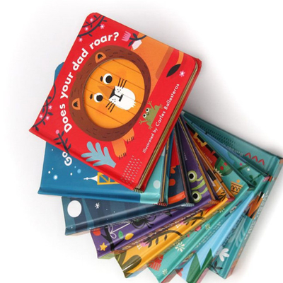Impresión de libros de cartón para niños en inglés Impresión de libros de cartón 6.5 &quot;X6.5&quot; 7 &quot;X7&quot; 8 &quot;X8&quot;