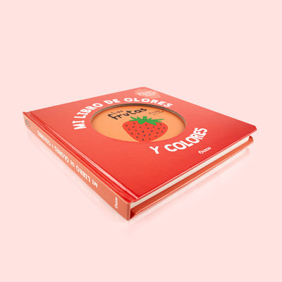 Libro de tablero para niños personalizado que imprime libros de fragancias de categoría alimenticia favorables al medio ambiente