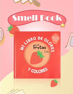 Libro de tablero para niños personalizado que imprime libros de fragancias de categoría alimenticia favorables al medio ambiente