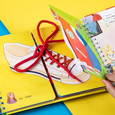 Impresión de libros de cartón para niños en espiral Fun Hands On Life Encyclopedia