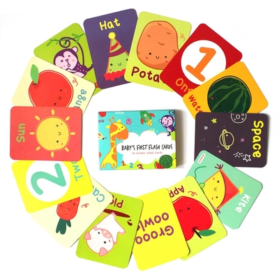 Tarjetas de memoria flash de encargo educativas amistosas de Eco Tarjetas de memoria flash de aprendizaje temprano para niños