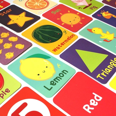 Tarjetas de memoria flash de encargo educativas amistosas de Eco Tarjetas de memoria flash de aprendizaje temprano para niños