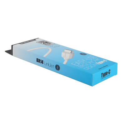 Producto electrónico Caja de cartón plegable Caja de cable de carga de impresión personalizada