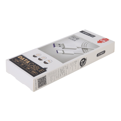 Caja de cable de datos de carga de flash Personalización de caja de cartón plegable