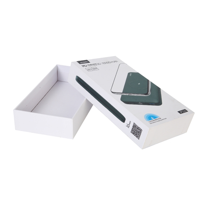 Caja de energía móvil de carga inalámbrica de cartones plegables personalizados de impresión digital
