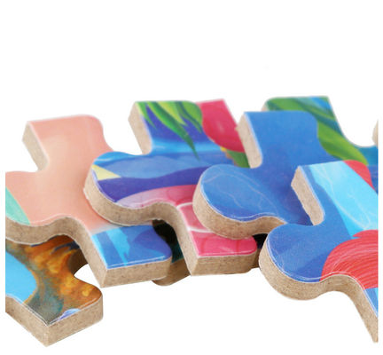 Rompecabezas personalizado respetuoso con el medio ambiente de madera 3D Rompecabezas para niños de dibujos animados