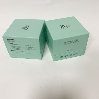 Personalización de caja de papel de aceite esencial de crema de máscara FSC SGS