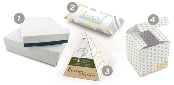 Personalización de caja de embalaje de papel de protección ambiental multipropósito