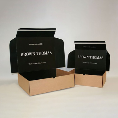 Caja de envío de papel Kraft Caja de regalo impresa personalizada ISO9001