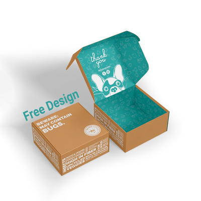 Caja de envío de papel Kraft Caja de regalo impresa personalizada ISO9001