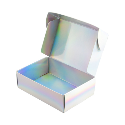 Caja de envío de correo personalizado láser Cajas de zapatos de tablero de tarjeta de color CMYK