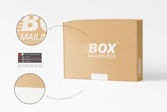 Caja de zapatos de envío de serigrafía Caja de regalo exprés de impresión personalizada