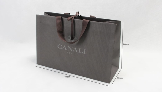 Bolsas de papel personalizadas con serigrafía Bolsas de papel de lujo para trajes formales