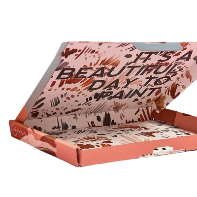 El anuncio publicitario acanalado de la hoja de estampación en caliente encajona el OEM coloreado de las cajas de regalo de la cartulina