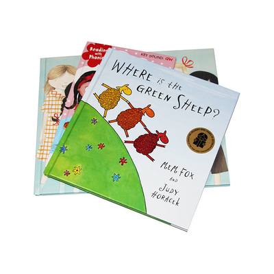 Libro de tapa dura para niños a todo color que imprime la impresión de libros de papel de arte 157gsm