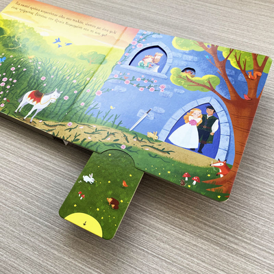 Impresión de libro de diapositivas para niños emergentes