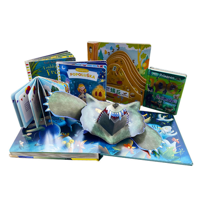 Impresión de libro de diapositivas para niños emergentes
