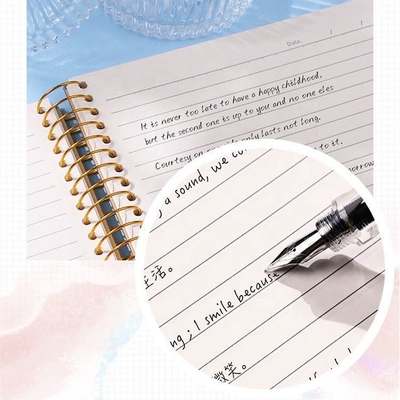 A4 A5 A6 B5 Asunto Cuaderno de tapa en blanco 128gsm 140gsm Cuaderno de espiral grueso