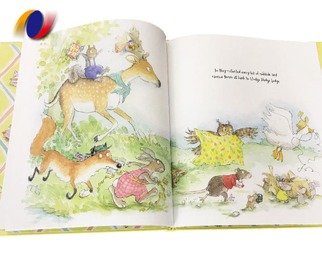 Impresión profesional de libros de cartón de color elegante