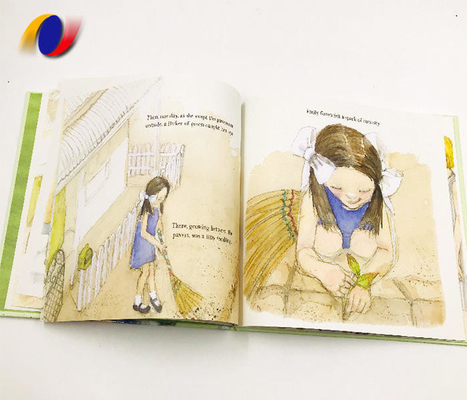 Impresión profesional de libros de cartón de color elegante