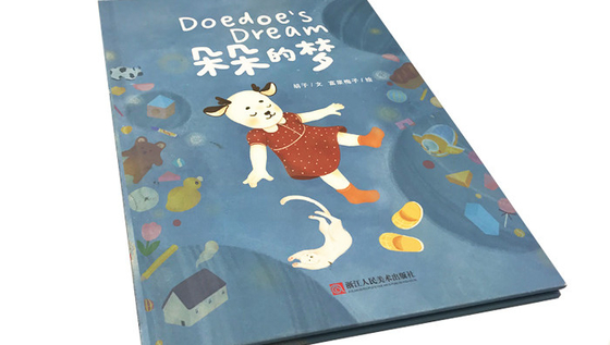 Impresión profesional de libros de cartón de color elegante