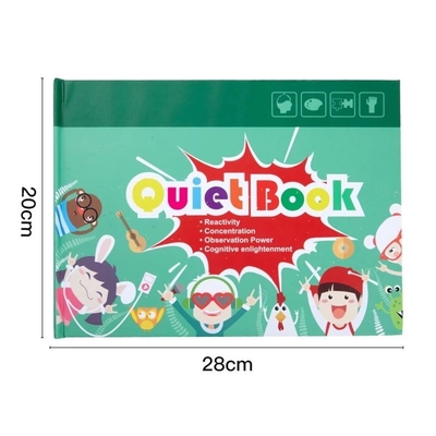 Sedex Matte Art Paper Montessori Quiet Book Niños Juguete Paste Book
