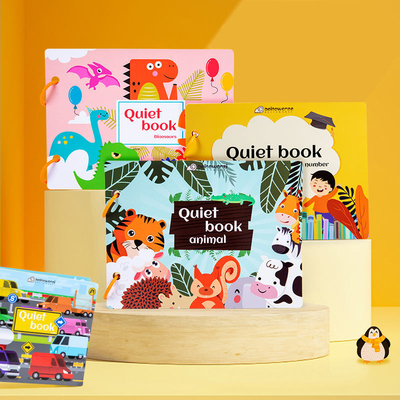 Libro de actividades para niños pequeños de aprendizaje temprano en edad preescolar, libro de tablero para niños de 6 &quot;X6&quot; a 10 &quot;X10&quot;