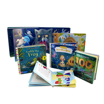 Impresión de libros para niños en color Pantone FSC Impresión de libros de papel grueso para niños