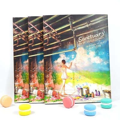 Libro de tapa dura FSC SGS que imprime libros de fotos de arte CMYK personalizados