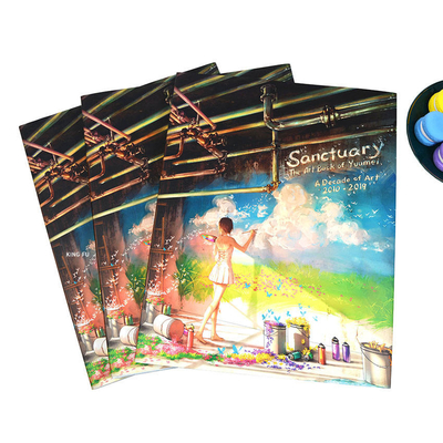Libro de tapa dura FSC SGS que imprime libros de fotos de arte CMYK personalizados