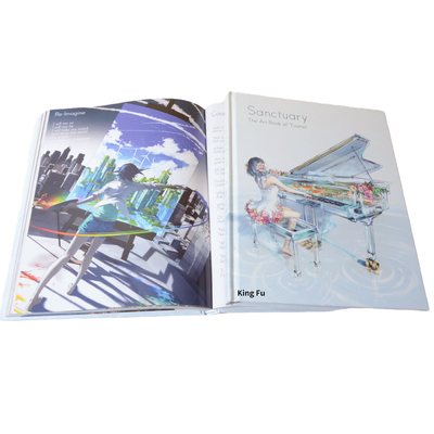 Libro de tapa dura FSC SGS que imprime libros de fotos de arte CMYK personalizados