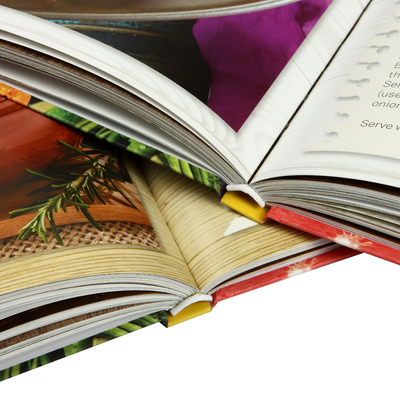 Impresión personalizada de libros de tapa dura Impresión de libros de recetas de cocineros favoritos de la familia