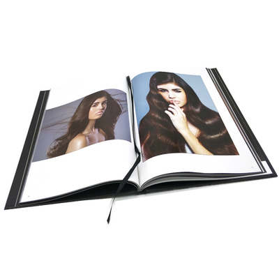 Libro de tapa blanda de papel de lujo, álbum de impresión, libro de fotos de tapa dura, impresión en offset