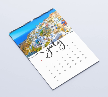 CCNB que imprime el OEM mensual del calendario de escritorio de la cuenta regresiva de la Navidad