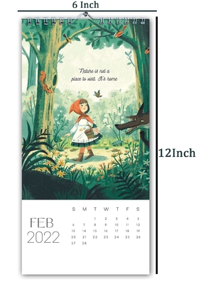 Calendario de escritorio mensual para niños Calendario de escritorio de 12 meses