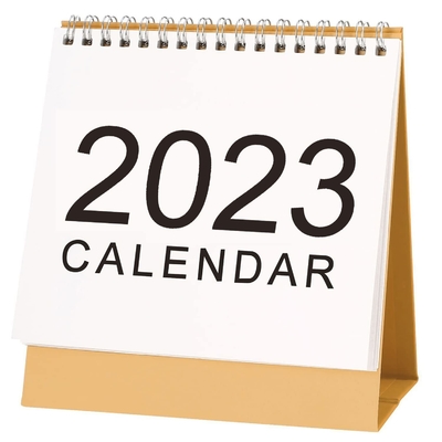 2023 Calendario mensual de impresión 1400gsm 1800gsm Calendario de escritorio de cartón