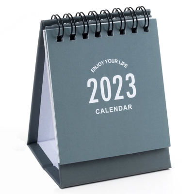 Impresión de calendario de pared de círculo roscado