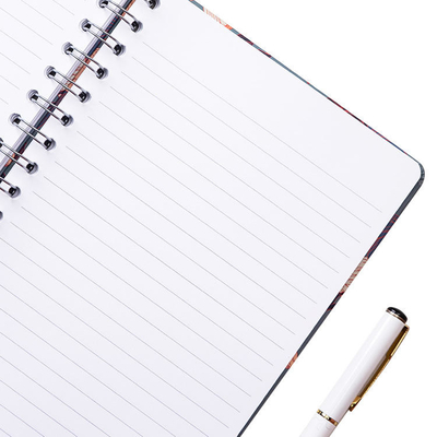 la aduana 60gsm-400gsm imprimió el cuaderno inmóvil A5 del atascamiento de alambre de los cuadernos espirales