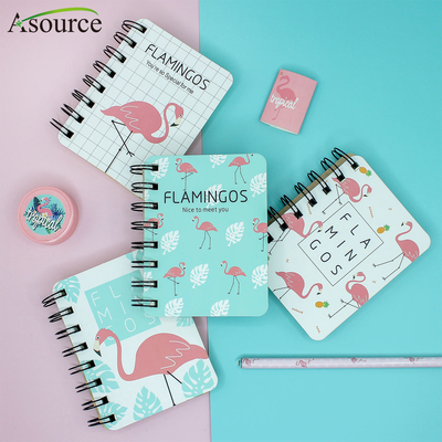 Mini cuaderno de encuadernación en espiral con hilo A4 de moda de 70 g/m²