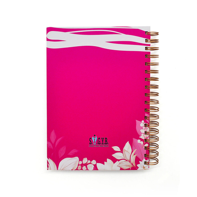 Cuaderno espiral de estampado en caliente que imprime la encuadernación personalizada de la impresión del libro del diario