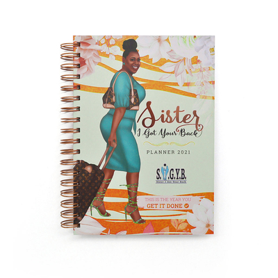 Cuaderno espiral de estampado en caliente que imprime la encuadernación personalizada de la impresión del libro del diario