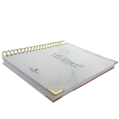 ODM del OEM de la impresión del libro de ejercicios de la impresión del cuaderno espiral de tapa dura A6