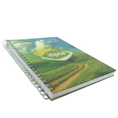 ODM del OEM de la impresión del libro de ejercicios de la impresión del cuaderno espiral de tapa dura A6