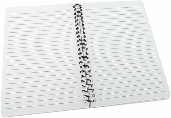 5.5&quot;X8.5'' 6&quot;X9&quot; 8.5&quot;X11&quot; Cuaderno espiral Impresión Diario Cuaderno de bocetos rayado con alambre