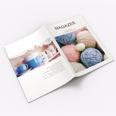 Impresión de revista de catálogo A3 A4 A5 A6 Impresión de libro de revista de tapa blanda personalizada