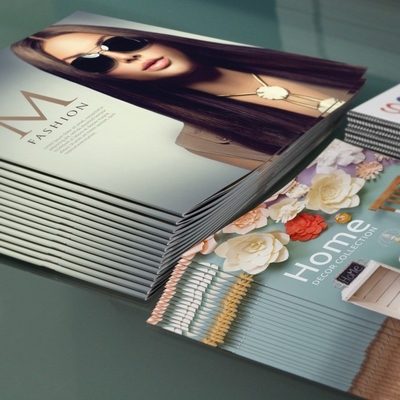 Tamaño personalizado Catálogo Revista Impresión Folleto Impresión Folleto